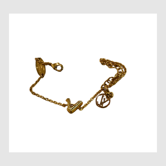 Pre owned Louis Vuitton Gold Charm Bracelet