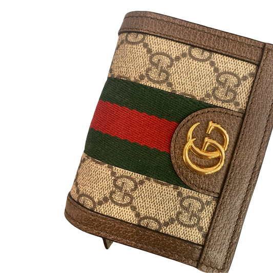 Pre owned Gucci Ophidia Card Case Wallet