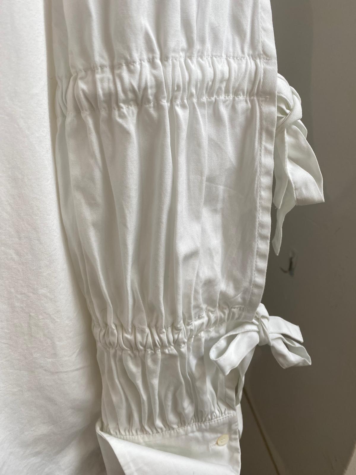 Victoria Beckham White Ovesized Cotton Shirt