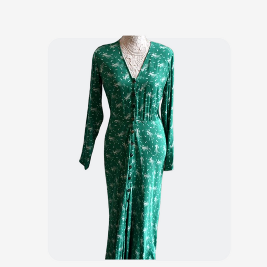 Preowned Ghost Green Laura Shooting Star Dress
