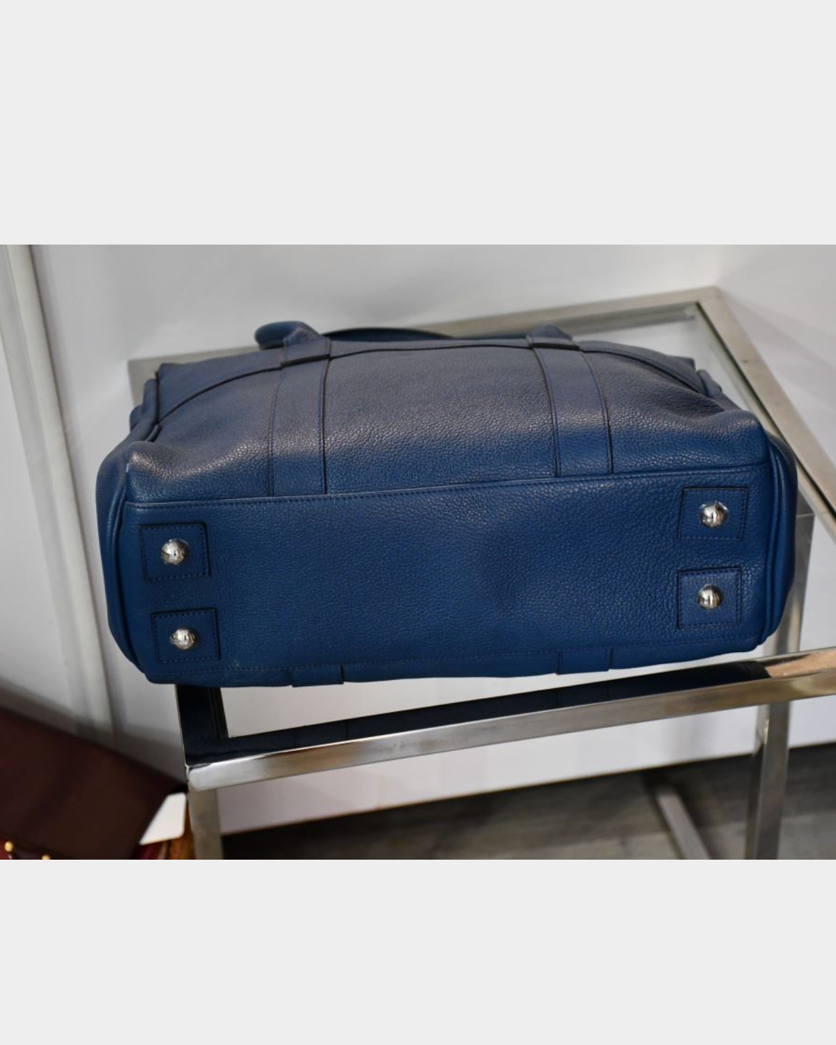 Mulberry Bayswater Blue Leather Bag