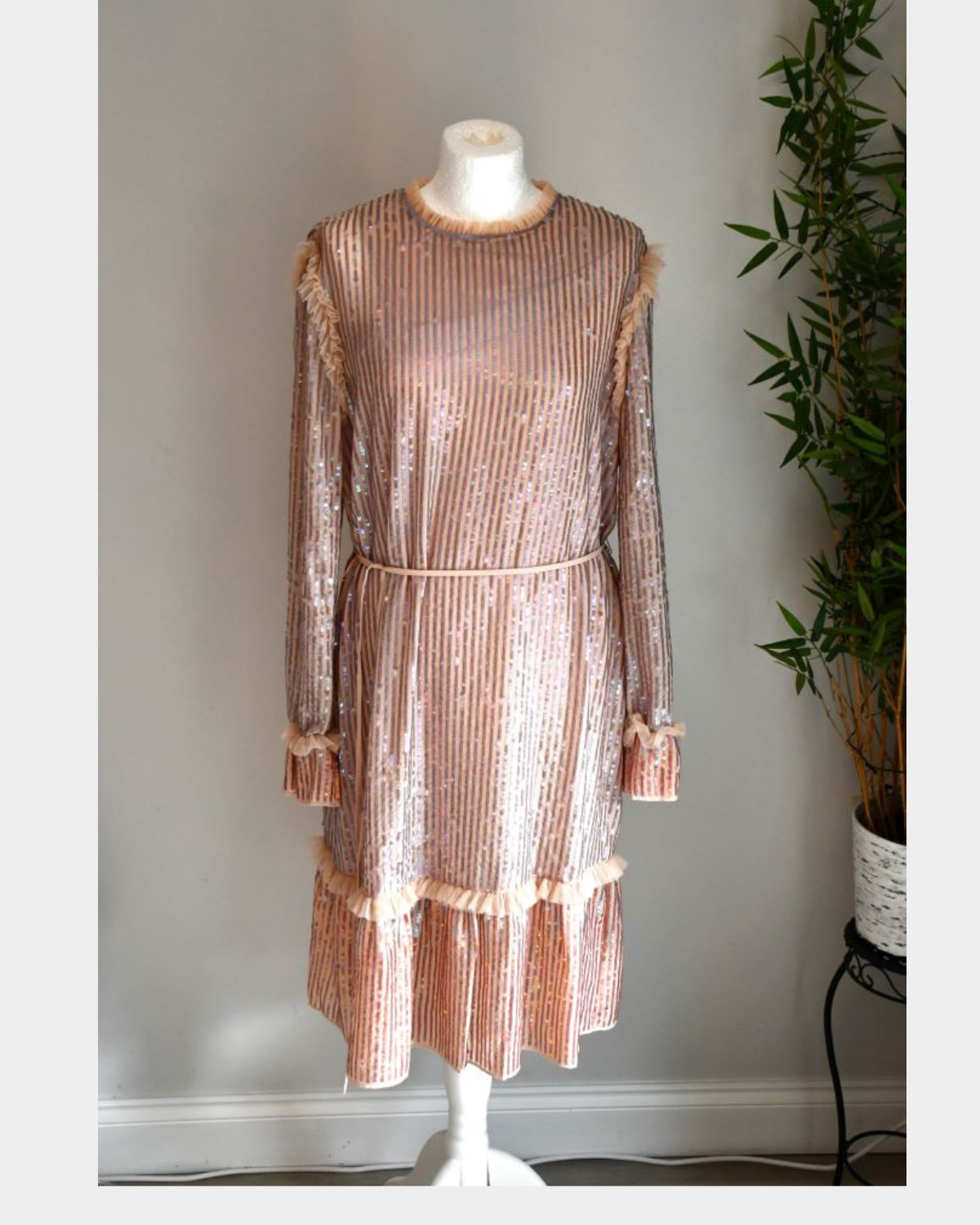 preloved Needle and Thread Sequinned above the knee Dress