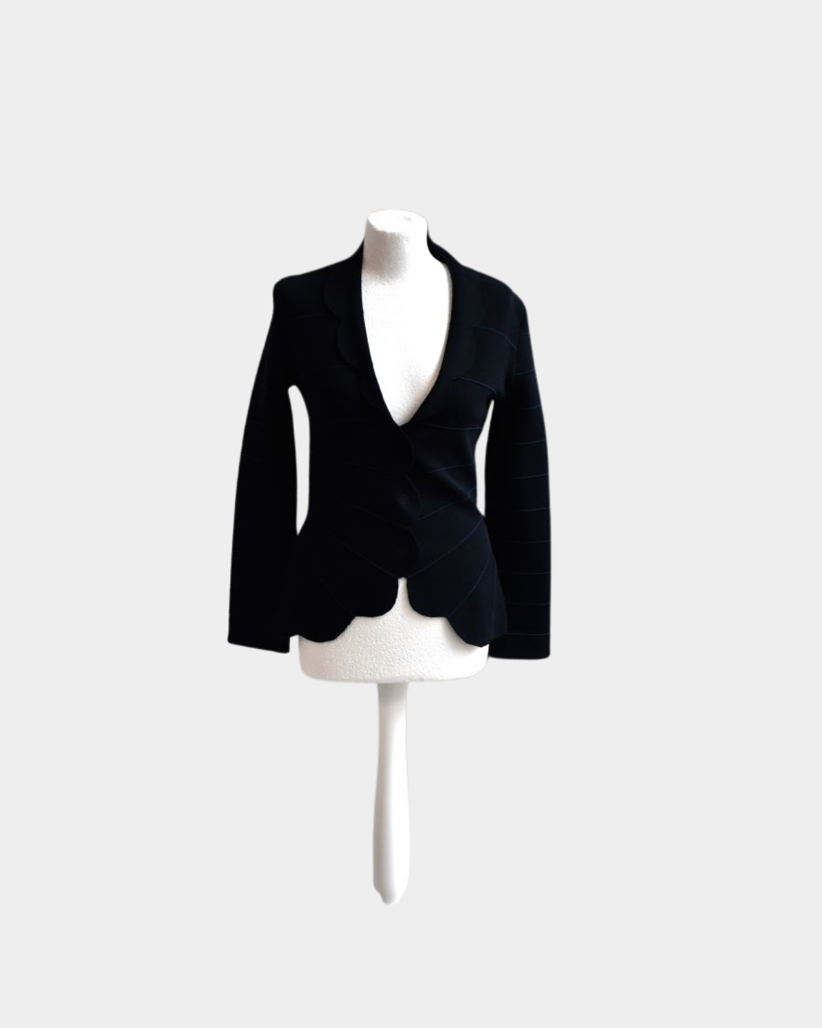 preowned Armani Navy Stripe Blazer