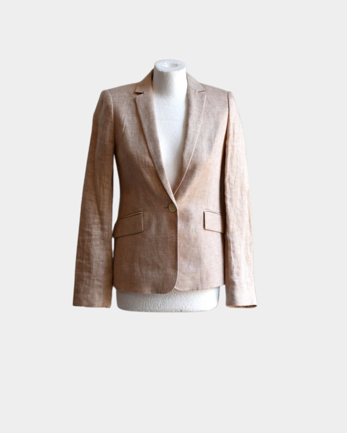 pre owned Hobbs Neutral Linen Jacket