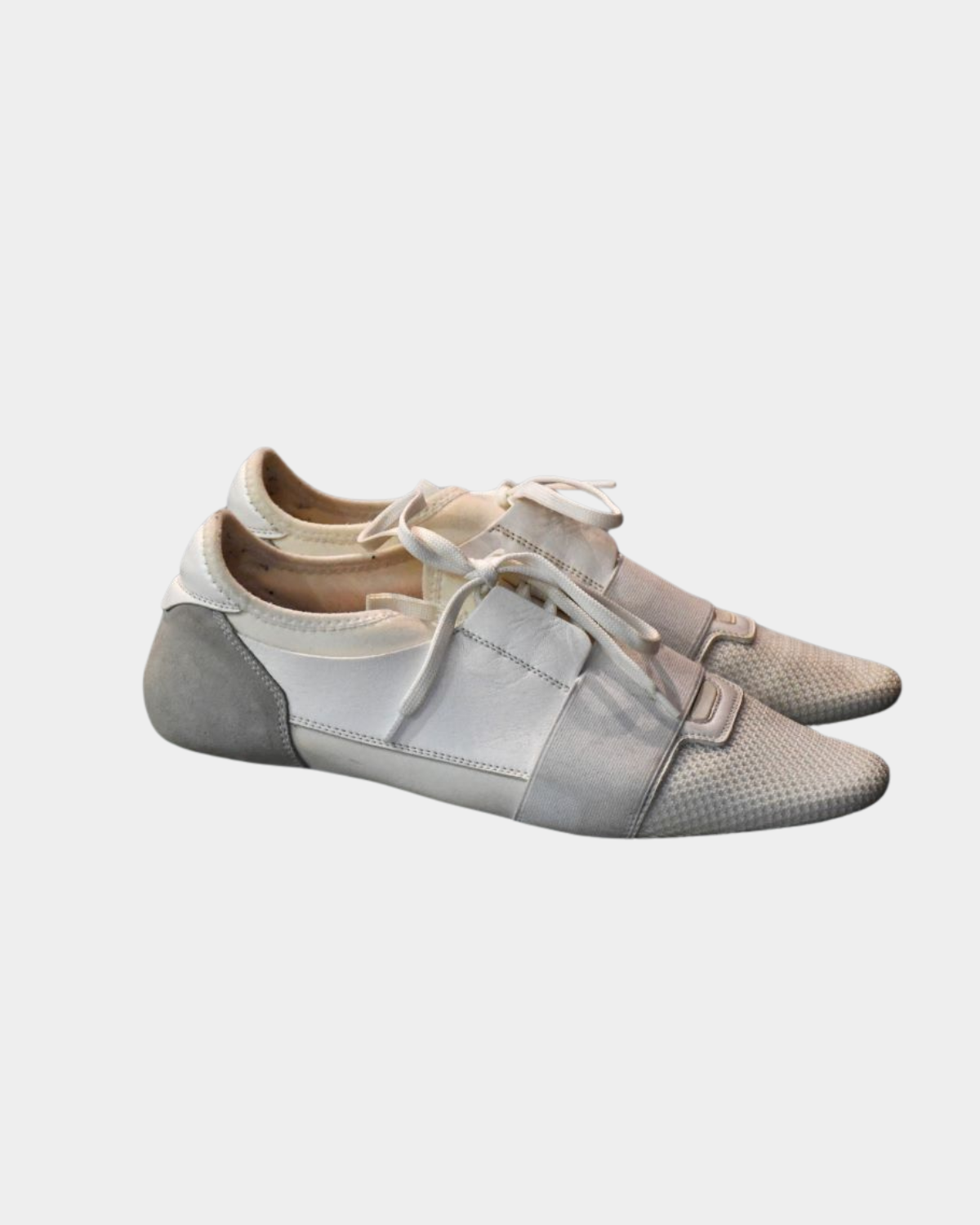 preloved Balenciaga Mihara White Leather Trainers