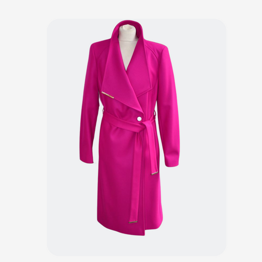 Ted Baker Wool Pink Coat NEW