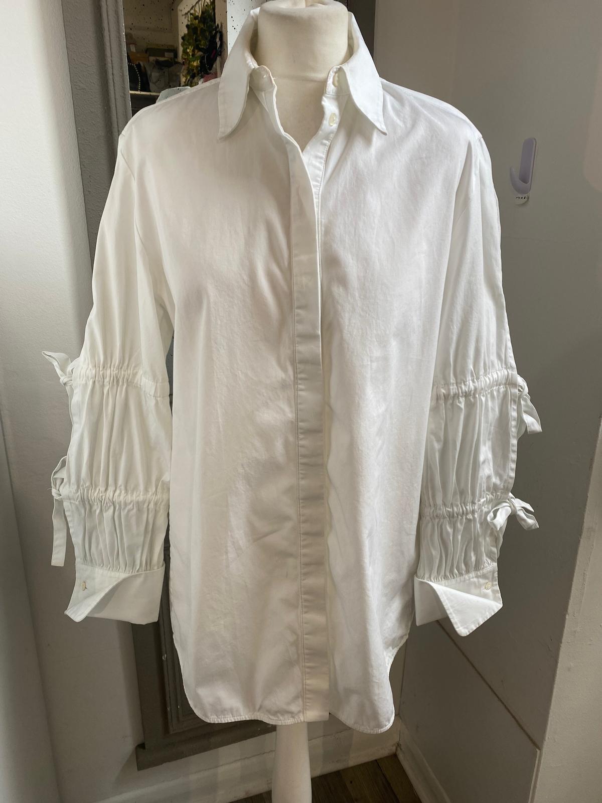 preowned Victoria Beckham White  Cotton Shirt