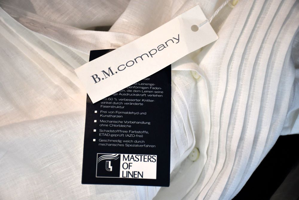 B.M. Company Masters of Linen White Long Shirt (16)
