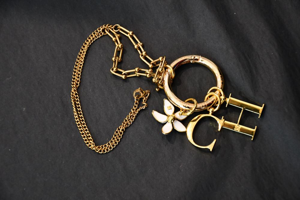Reworked Necklace with Vintage Carolina Herrera Pendants
