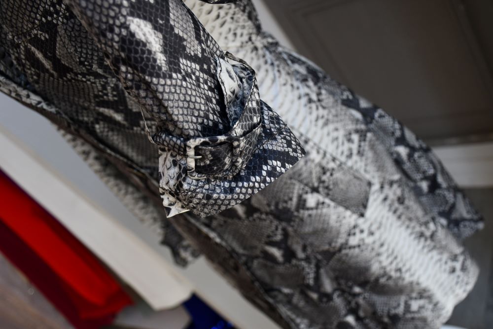 Betty Berkley Outdoor Lightweight Snakeskin Coat (10)