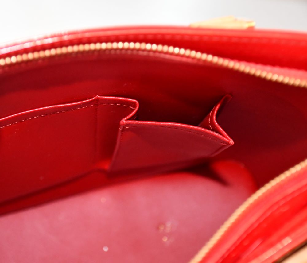 Louis Vuitton Houston Rouge Vernis Monogram Tote Bag
