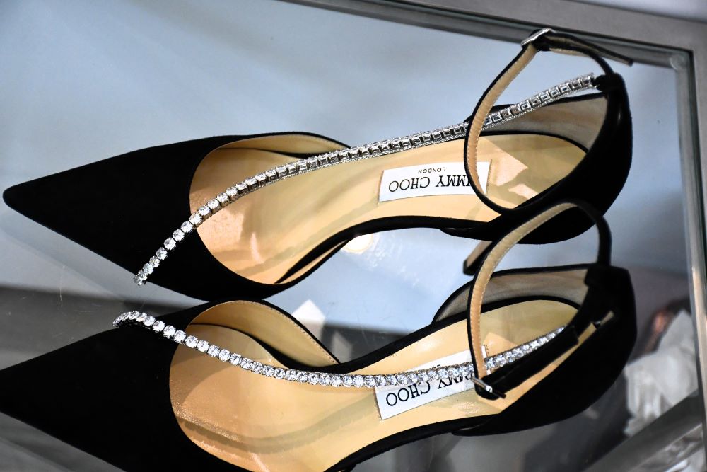 Jimmy Choo Talika 85 Suede Shoes (42)