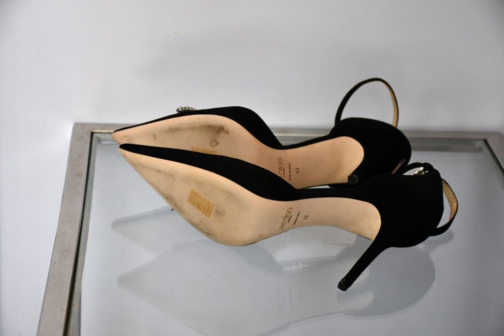 Jimmy Choo Talika 85 Suede Shoes (42)