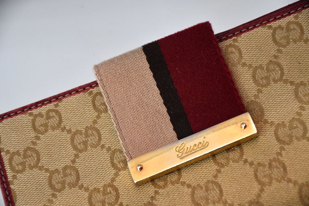 Gucci Firenze 1921 GG Monogram Wallet
