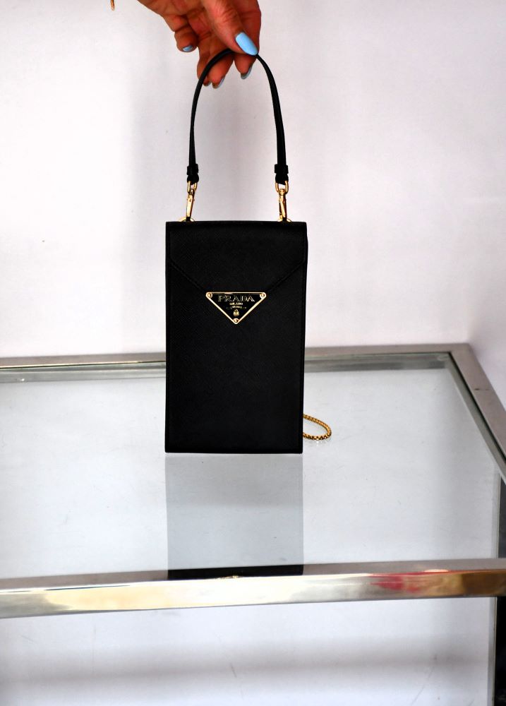Prada Saffiano Leather Mini Shoulder Bag
