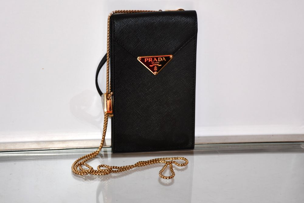 Prada Saffiano Leather Mini Shoulder Bag