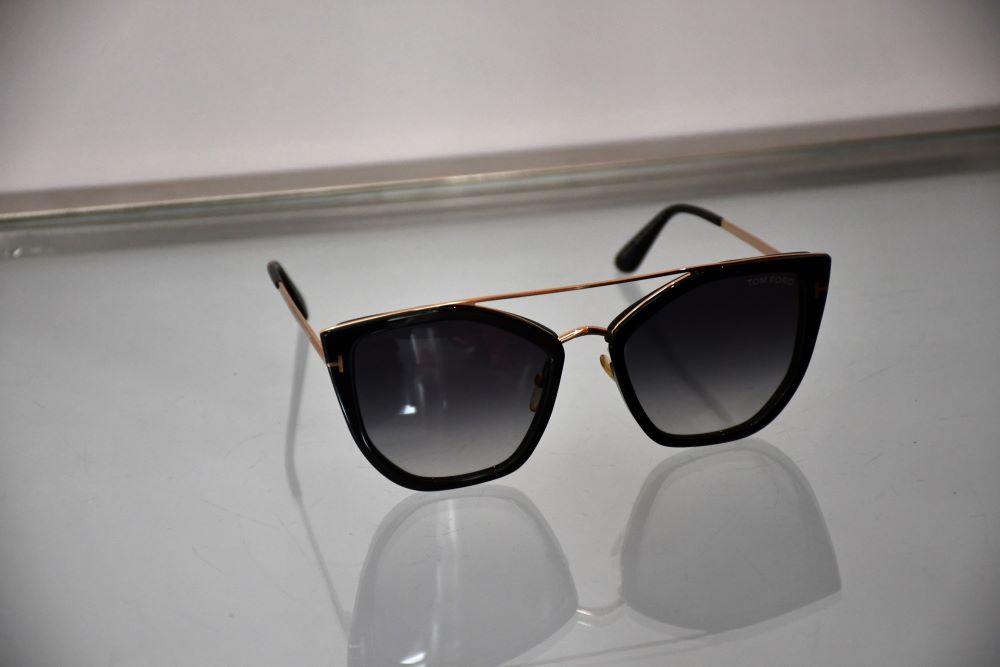 Tom Ford Dahlia Black Sunglasses