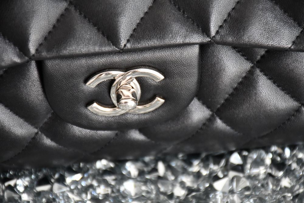 Chanel Jumbo Classic Lambskin Leather Bag