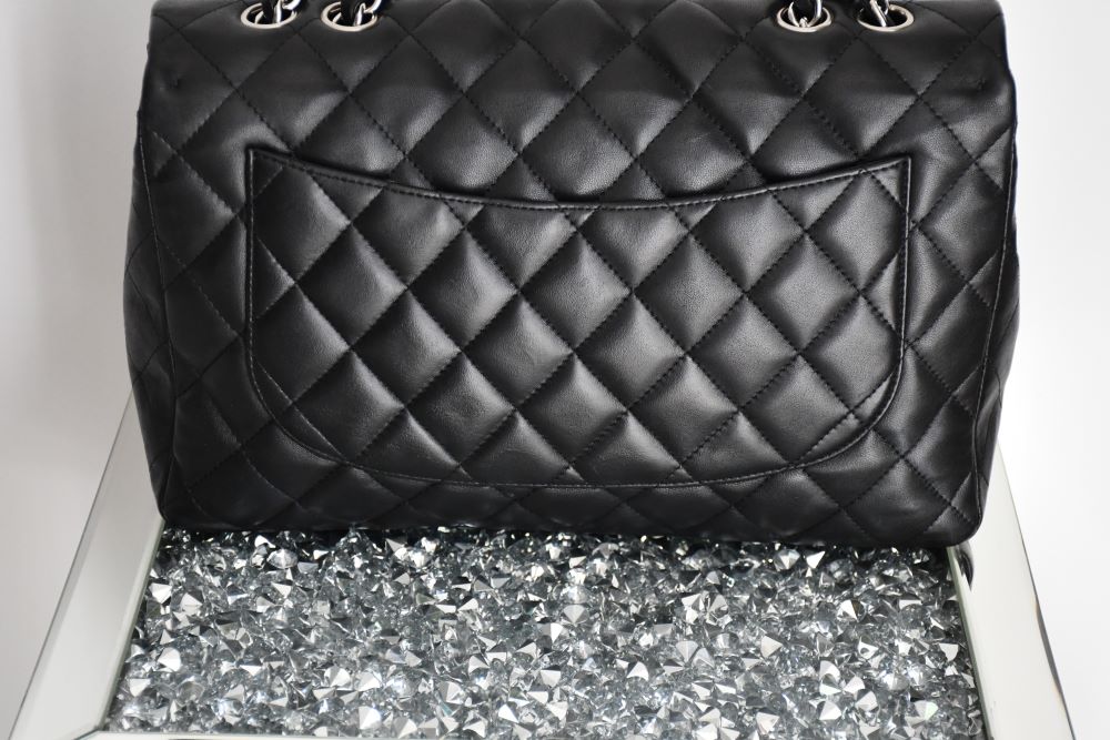 Chanel Jumbo Classic Lambskin Leather Bag