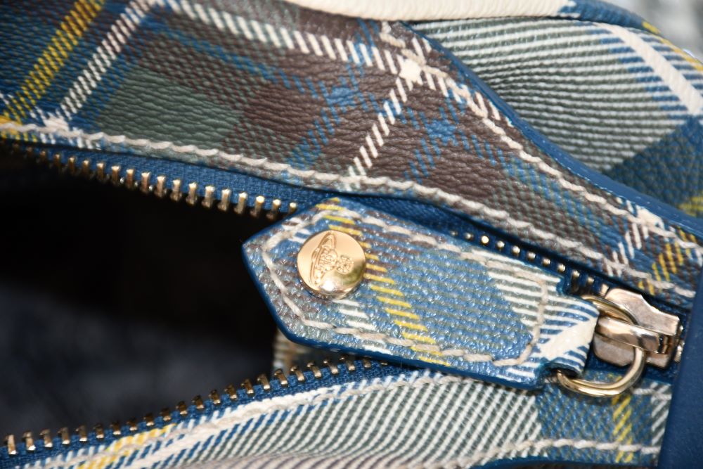 Vivienne Westwood Yasmine Continental Tartan Handbag