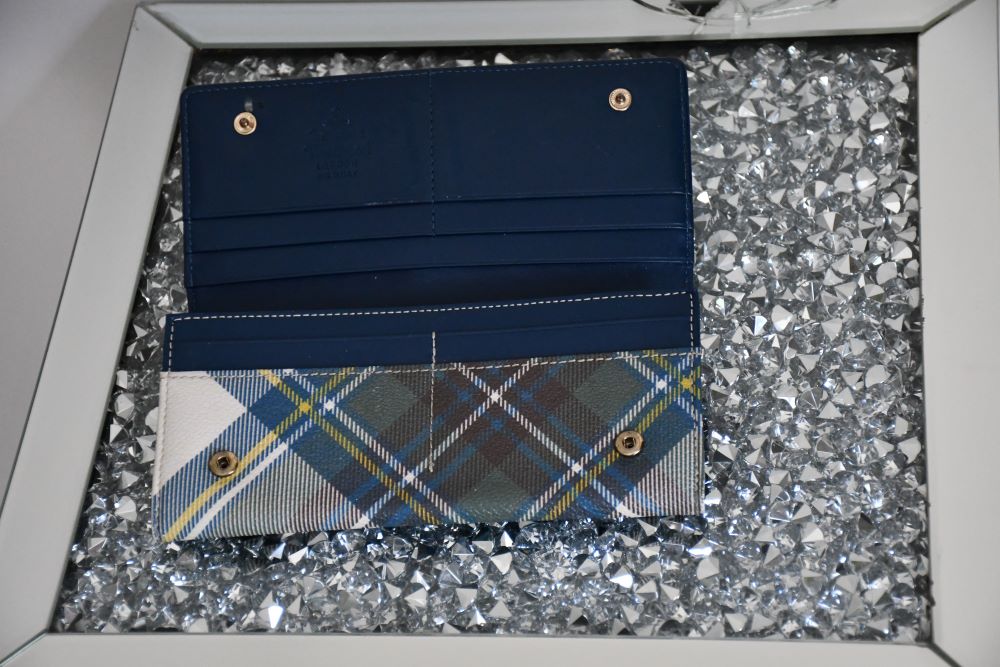 Vivienne Westwood Continental Tartan Wallet Purse