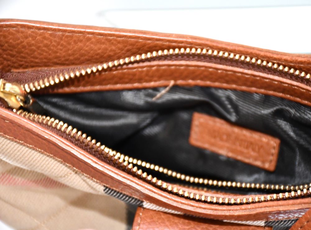 Burberry Check Quilted Shoulder Bag