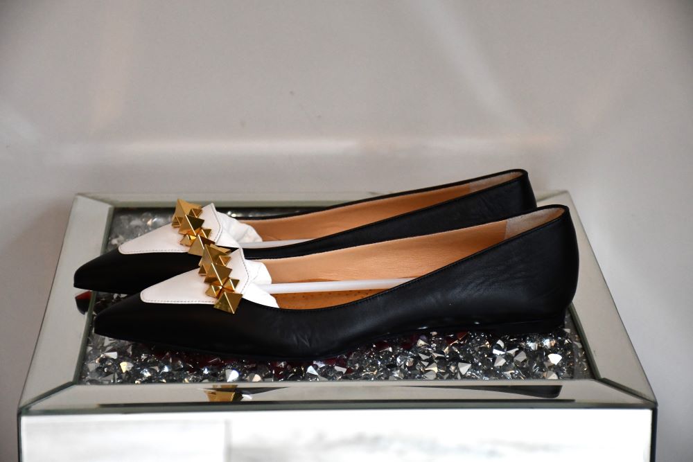 preloved side view of Christian Louboutin Miss Constella Flat Nappa Shoes