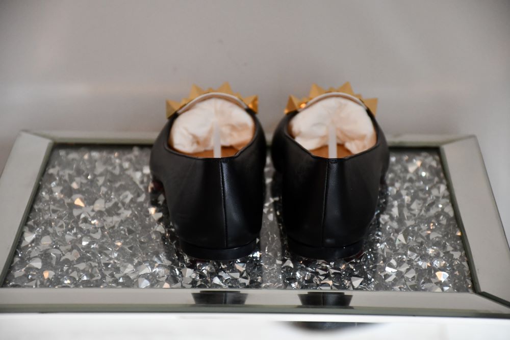 Louboutin Miss Constella Flat Nappa Shoes (40)