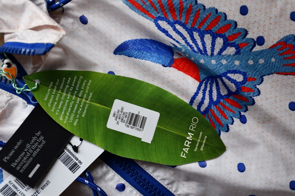 Farm RIO Jungle Chic Hooded Raincoat BNWT (S/M)