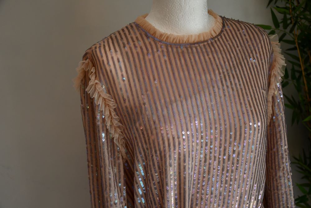 Needle and Thread Sequinned Dress