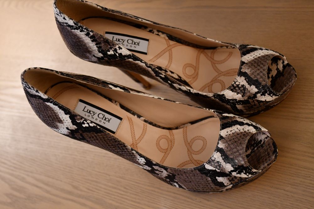 Lucy Choi Pewter Print LA Shoes (41)