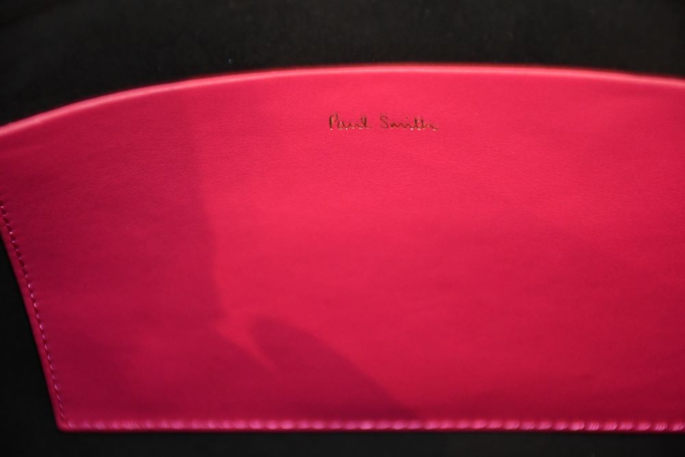 Paul Smith Leaf Print Canvas and Leather Crossbody Bag