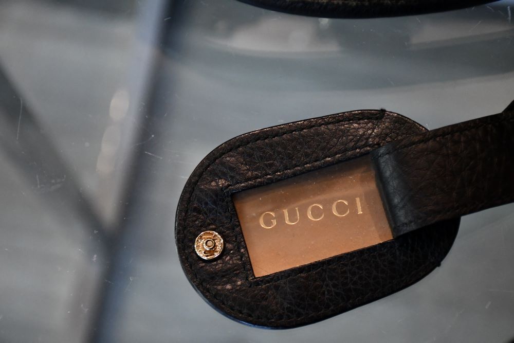 Gucci Web Heritage Leather Bag