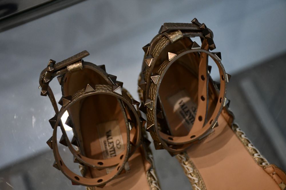 Valentino Rockstud Ballerina Espadrilles (5)