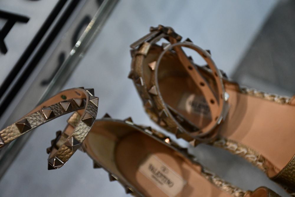 Valentino Rockstud Ballerina Espadrilles (5)
