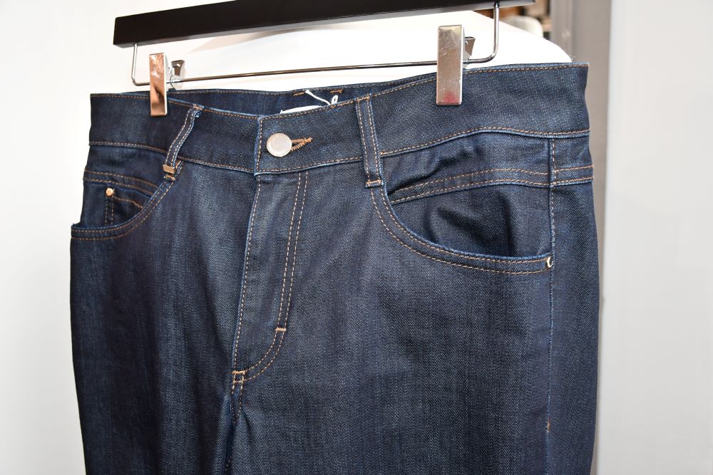 BOSS Dark Blue Nelin Straight Mid Rise Jeans (W 32)