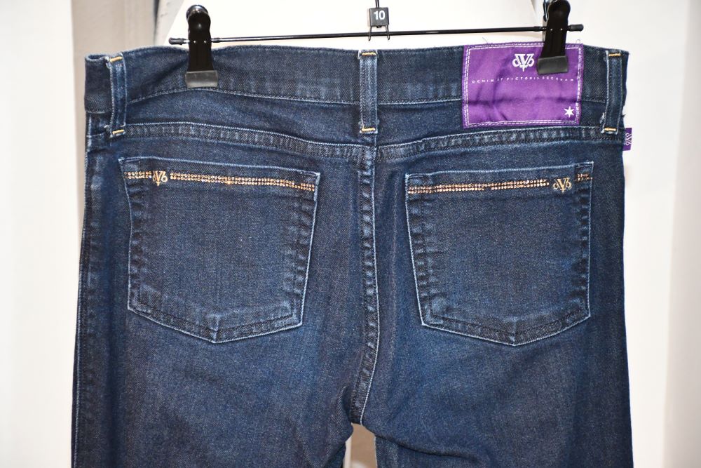 Victoria Beckham Dark Blue Denim Jeans