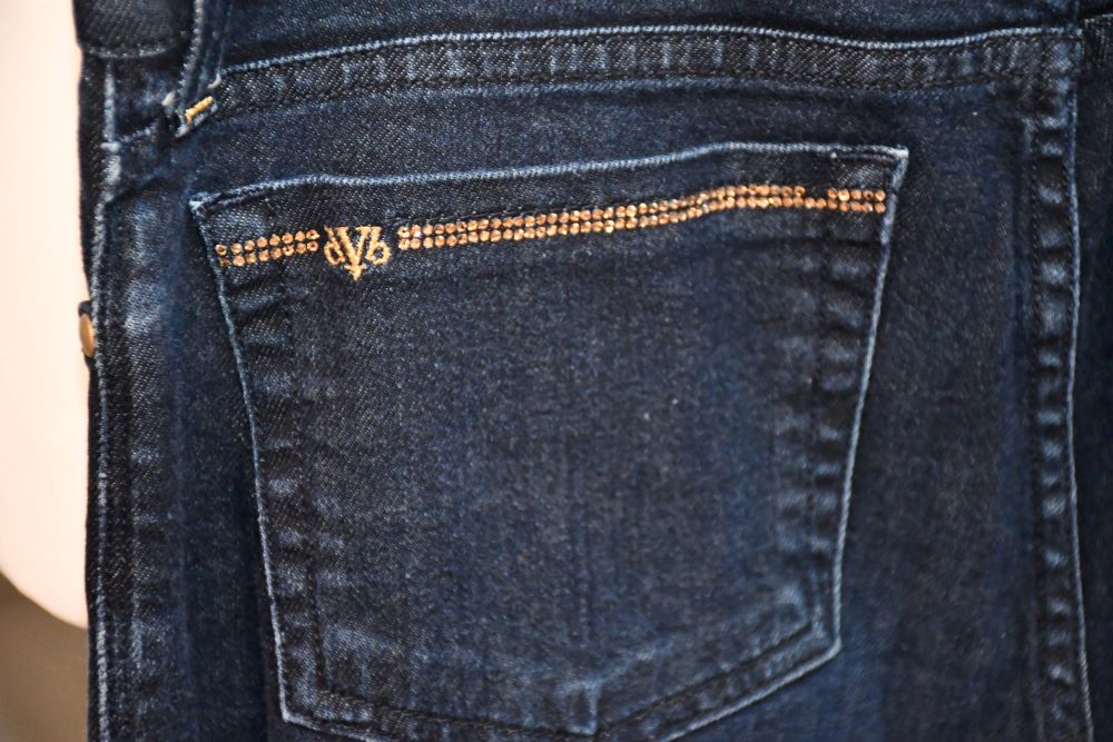 Victoria Beckham Dark Blue Denim Jeans