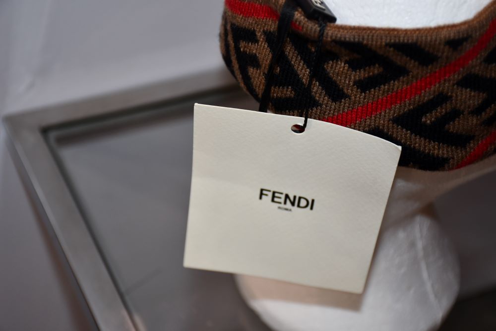 Fendi M Knitted FF Monogram Head Band BNWT