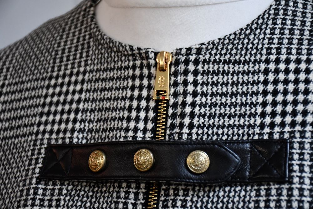 Holland Cooper Slim Dog Tooth Cape