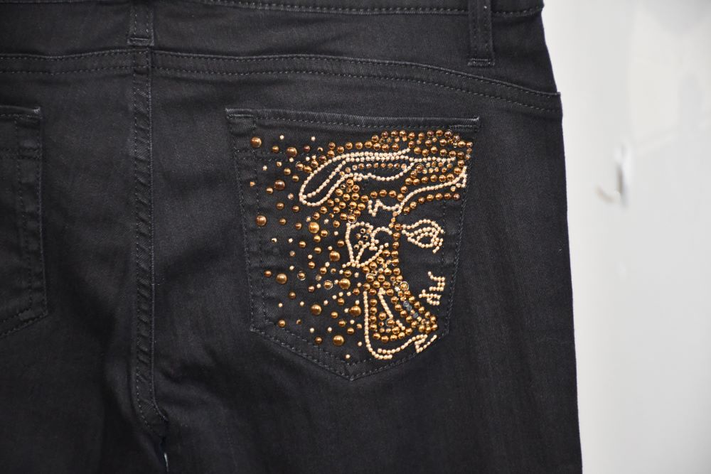 Pre owned Versace Collection Black Jeans