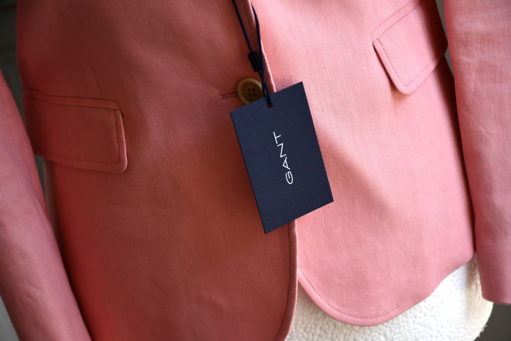 preloved Gant Stretch Linen Pink Blazer brand new with tags