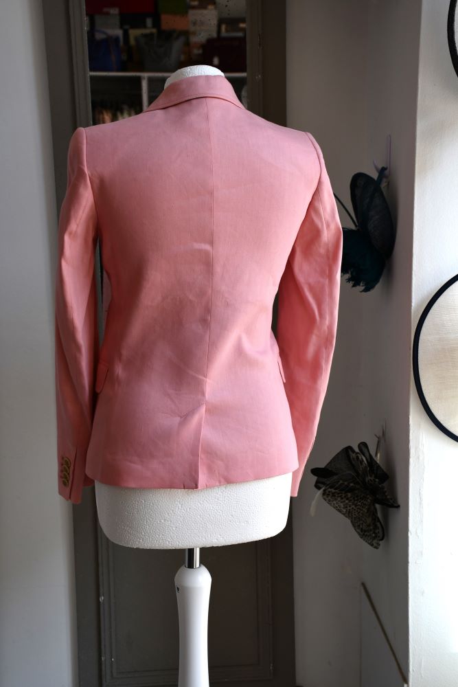 Gant Stretch Linen Pink Blazer (8) BNWT