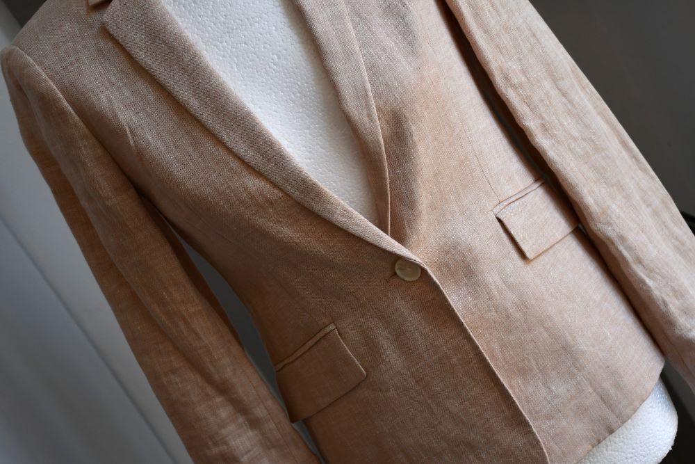 Hobbs Neutral Linen Jacket (6)