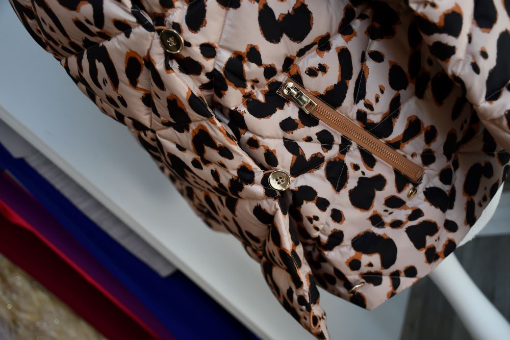 Marc Cain Leopard Print Short Puffer Jacket (10)