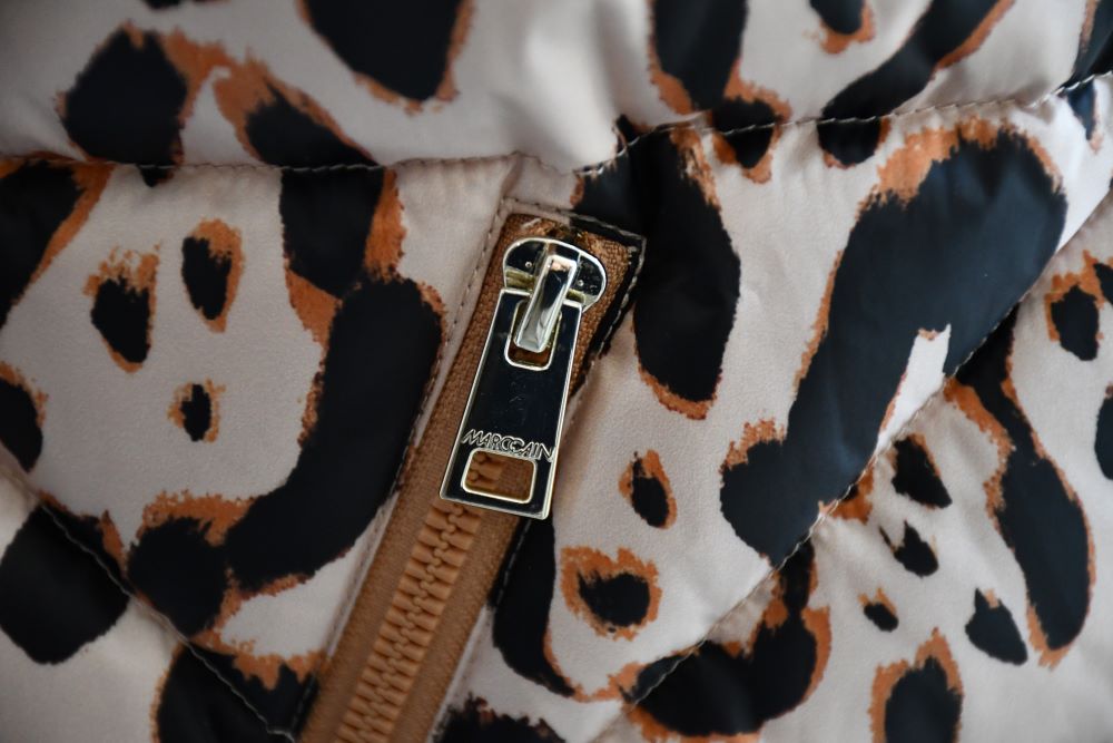 Marc Cain Leopard Print Short Puffer Jacket (10)