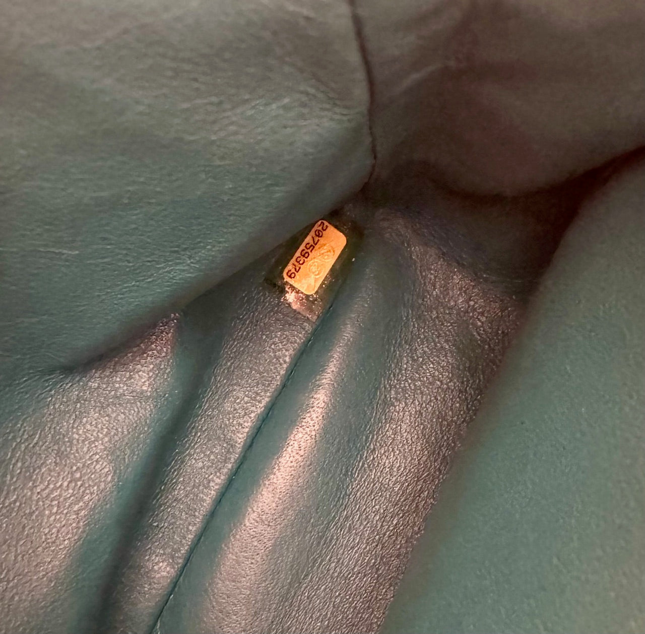 Chanel Medium Classic Double Flap Patent Blue Bag