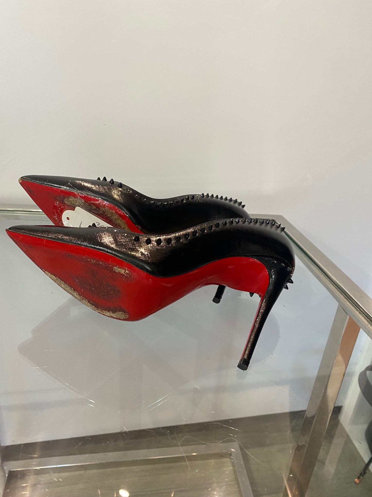 Louboutin So Kate Black Stud Shoes (3)