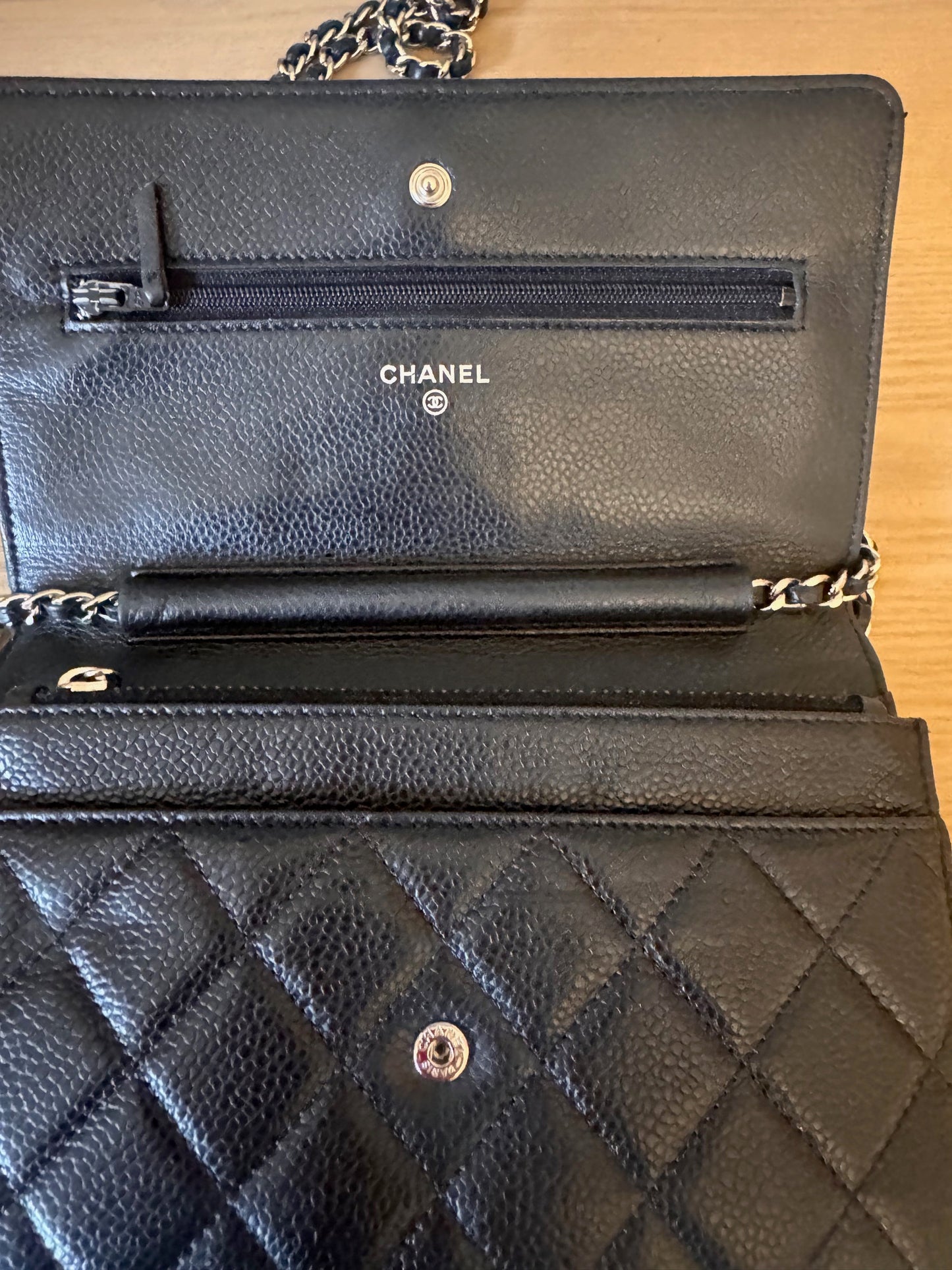 Chanel Wallet on a Chain Caviar Bag