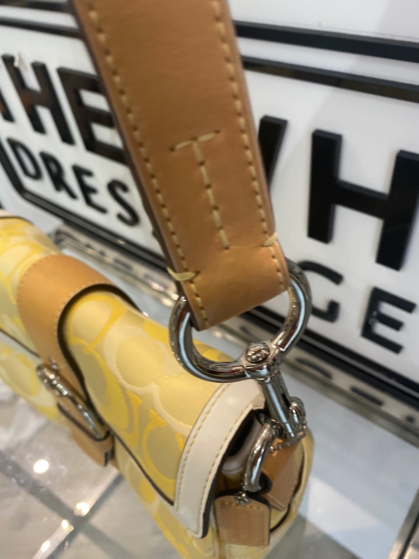 Coach Vintage Y2K Yellow Bag